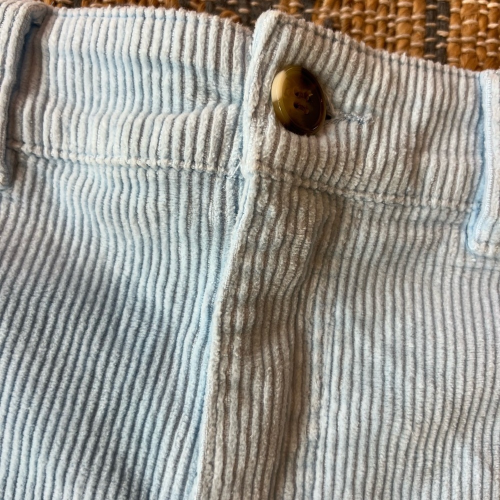 NWOT Billabong Light Blue Corduroy High Waist Women's Shorts - Picture 3 of 9